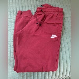 Nike Red Jogger Pants